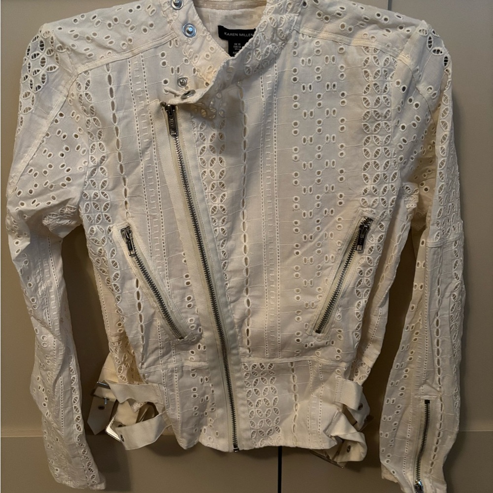 White Eyelet Jacket